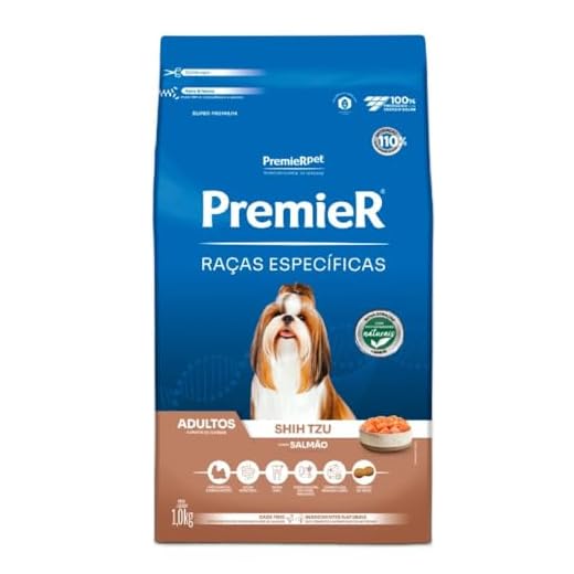 Ração Premier Pet para Cães Adultos Shih Tzu sabor Salmão - 2,5kg