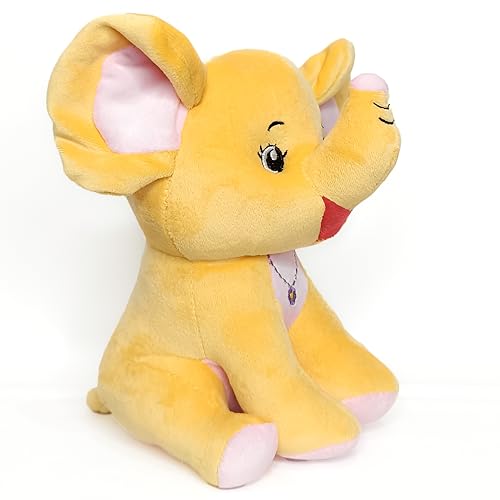 Image of Storescent Soft Toys for Kids - Stuffed Animal Plush Soft Toy for Boys & Girls | Plushie Toy Yellow Elephant