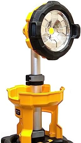 DEWALT DCL079-XJ DCL079-XJ-Foco LED con Trípode XR 18V sin cargador/batería, 18 V, Yellow/Black