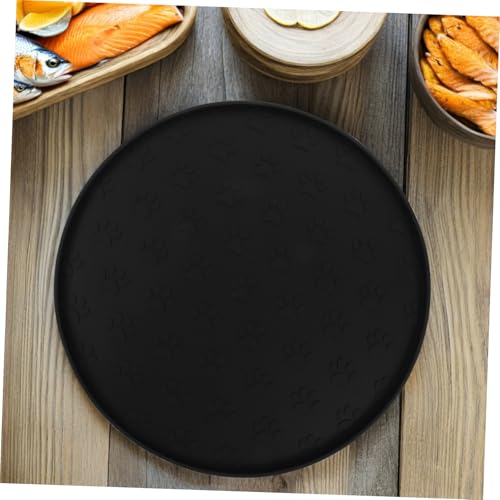 HOUDERCO �h�R�݌v���E���h�V���R���y�b�g�t�[�h�}�b�g ����~�ߋ@�\�t�� �����߂ŐH�ׂ��ڂ��h�~ �L���p���a�g���[ �����ڂ�h�~�p�b�h