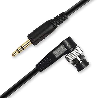 PIXEL DC3.5-E3 Shutter Connecting Cable Cord for Canon Rebel PowerShot Pentax Samsung Sigma Cameras with Pixel Shutter Remote Control TW-283 Series