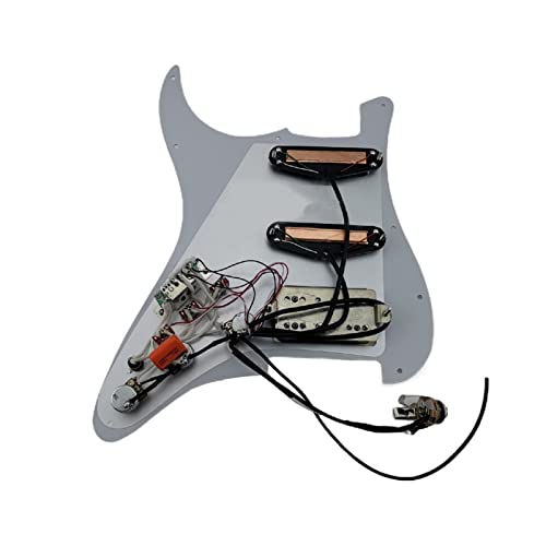 Pickups De Guitare Préwired Chargé Pickguard Alnico 5 HSS Harnais De Câblage Simple Cut Fonctions Gold Set pour Gibson… - Les Beatles, Paul McCartney, John Lennon, RIngo Starr, George Harrison Pickups De Guitare Préwired Chargé Pickguard Alnico 5 HSS Harnais De Câblage Simple Cut Fonctions Gold Set pour Gibson… – Image 3