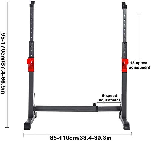 Support de développé couché réglable multifonctionnel pour musculation