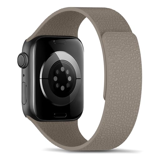 [RoYiio] �o���h Apple Watch SE 3/2 40mm �Ή� �ւ��x���g �V���R�[�� �}�O�l�b�g �_�炩�� �y�� ���K�� �o���h �R���p�`�u�� Apple Watch Series 11/10 42mm, Series 9/8/7 41m