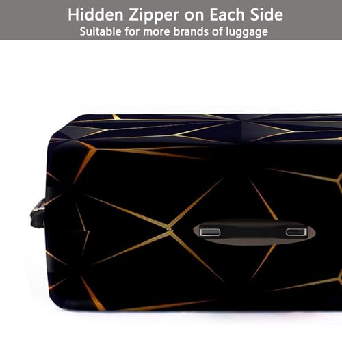 suitcase cover luggage cover travel suitcase cover elastic suitcase protective case for suitcase cover suitcase travel trolley case cover 18-32 inch, Black/White, L, Travel Suitcase Cover3