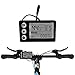 Display Lcd E‑Bike Digital Meterm, 5-Pin Plug Bici Elettrica S866 24V/36V/48V Spina Impermeabile Display Lcd per E-Bike Scooter