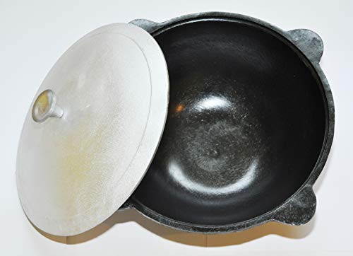 ARMAS 100% Cast Iron Cauldron Kazan with Lid 6L - Image 7