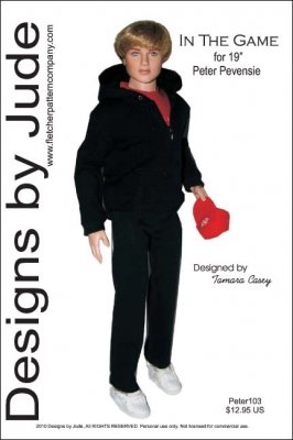 in The Game Printed Sewing Pattern for 19" Mortimer &