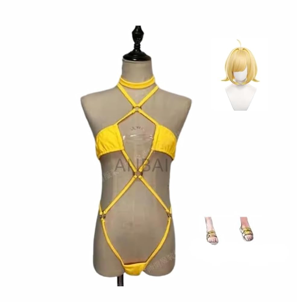 Amazon.co.jp: [YOUO] 勝利の女神 エレグ 水着 コスプレ 衣装 +