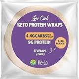 Ke-Lo Low Carb - High Protein Wraps (12 x 40g) | Keto Wraps | Versatile & Convenient Low Calorie Wraps | Keto Tortilla Wraps | Ideal for the Keto Diet