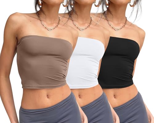 Robe d'été 2024 et look de sortie avec ce crop top tube sans bretelles