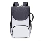Bequemer Tennis-Paddel-Rucksack, geeignet für verschiedene sportliche Aktivitäten und den täglichen Gebrauch (weiß)