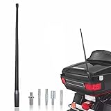 Anina 1-Pack 13 Inch Antenna Mast for 1998-2022 Harley Davidson Motorcycle Aerial Antenna for FM/AM Radio Signal Reception Car Wash Proof - Durable Flexible Rubber