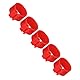 Vogel-Fußring, 200 Stück, rot, Geflügelbein-Clip-Ring, Tauben identifizieren ohne Wort, Markierungsring, Trainingswerkzeug, 10 mm, rot
