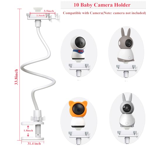 EYSAFT Baby Monitor Holder Baby Camera Holder Compatible with BOIFUN Baby 2S,Baby 5S,Baby 6T/ieGeek Baby 1T/DEATTI BM101-M - Image 3