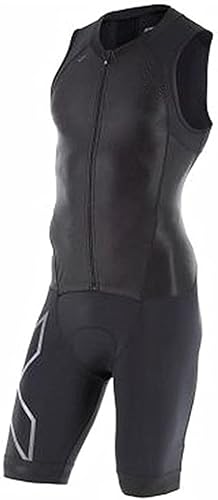 Fato de triatlo masculino – Fato de corrida sem mangas com bolso de armazenamento e camisa de ciclis