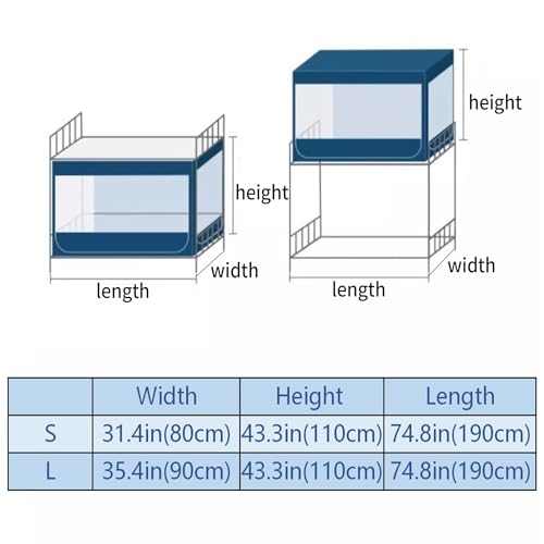 Estructura de cama con postes aislada gracias al dosel con privacidad para dormitorio 5