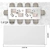 Lot De 20 Nappes Jetables Blanches 150x280cm - Imperméables Et Élégantes Pour Toutes Occasions