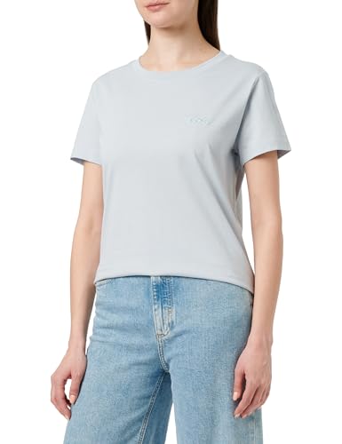 T-shirt en jersey de coton BOSS Femmes C Esogo avec logo discret