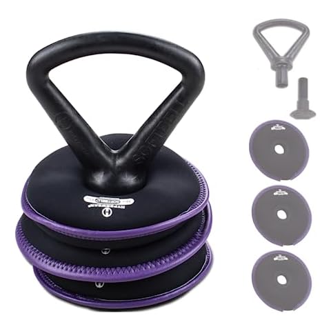 HYPERWEAR Soft Adjustable Kettlebell 30 lbs | Soft Kettle Bells with Adjustable Weight Plate | Premium Quality for Gym, Fitness at Home | Kettlebell for Women and Men Cover
