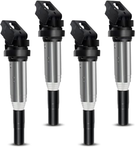 Frankberg 4x Bobine d'Allumage Compatible avec Série 3 Compact E46 1.8L X1 E84 2.0L Série 1 E81 1.6L Série 3 E46 2.0L Série 3 Cabriolet E46 2.2L Remplacer#...