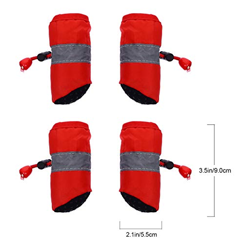 Balacoo 4 peças de sapatos para cães de Natal para animais de estimação, respiráveis, antiderrapante