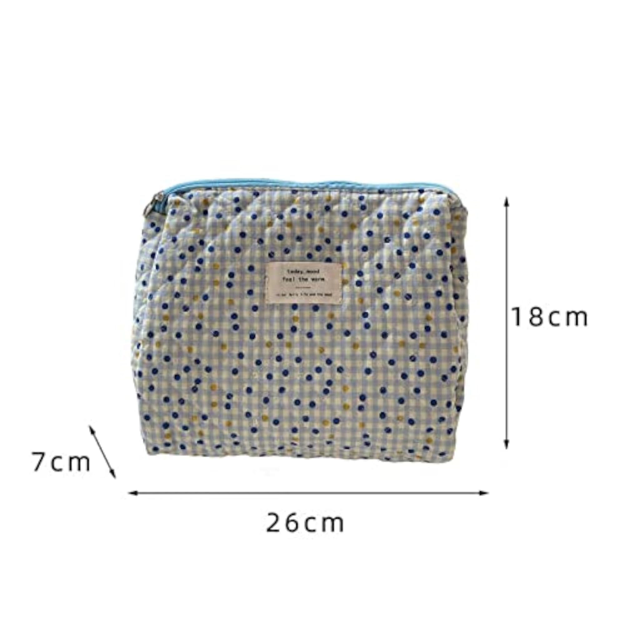 Versatile Toiletry Bag Makeup Case, Smooth Zipper for Travel, Style C