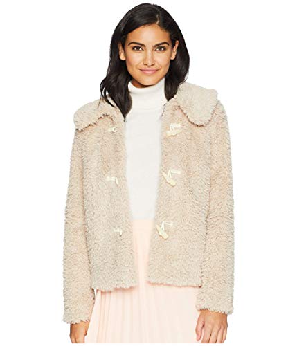 kensie Women's Teddy Fur Jacket, Ginger Root, S kensie Women's Teddy Fur Jacket, Ginger Root, S