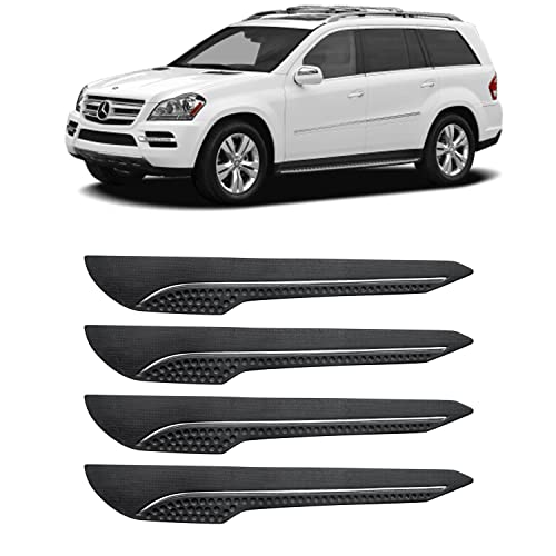 Image of AOSIS-Car Bumper Protector /Bumper Guard for MercedesBenz GL-Class with Single Chrome Stripe (4-Pcs)