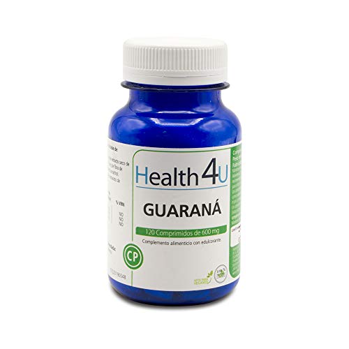 H4U - Super Guaraná 20 Comprimidos De 600 Mg, One Size, Vanilla