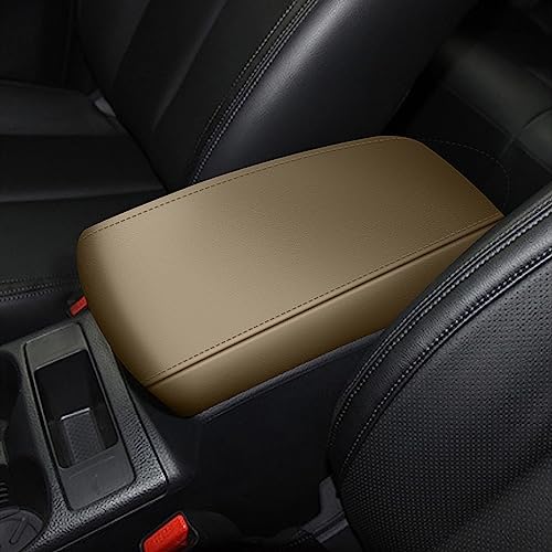AOMSAZTO Center Console Armrest Covers for 2017-2021 Nissan Rogue Sport Beige
