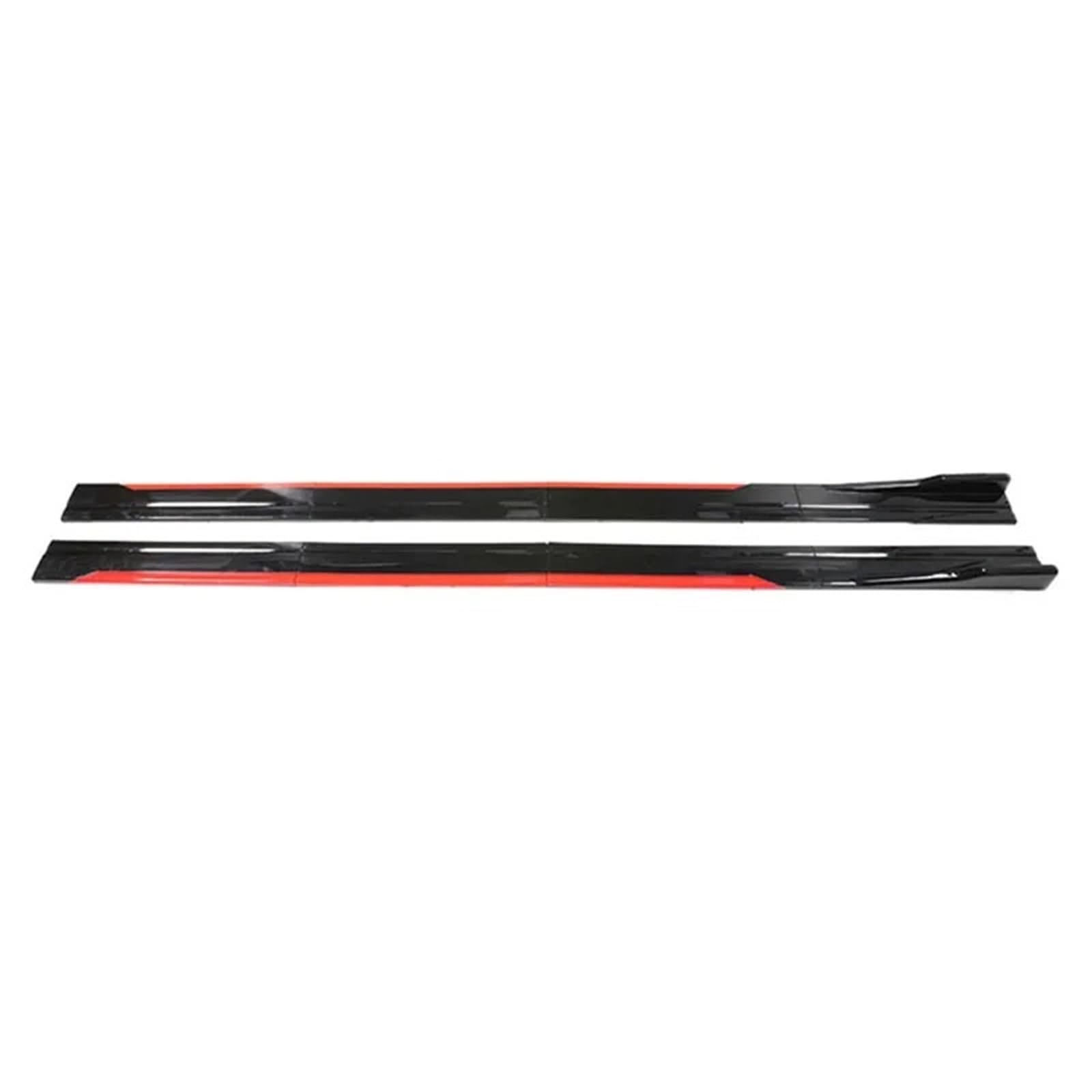 tylny spojler Pasuje do G90 G99 E34 E60 M5 2M boczna dokładka samochodu płyta przedłużająca wargi Separator zderzak wyścigi boczny Spoiler Spoiler dachowy(Reddish Black,200cm)