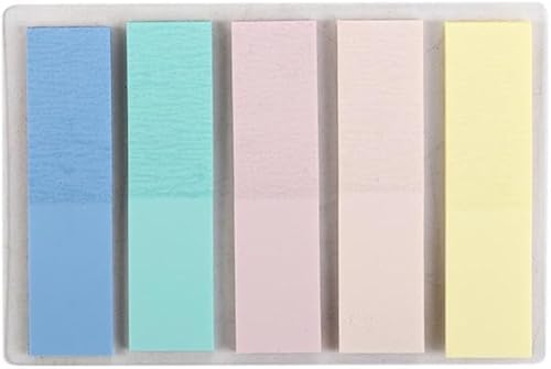 Set of Sticky Notes Index Tabs,100 Sheets Self-Stick Notes S...