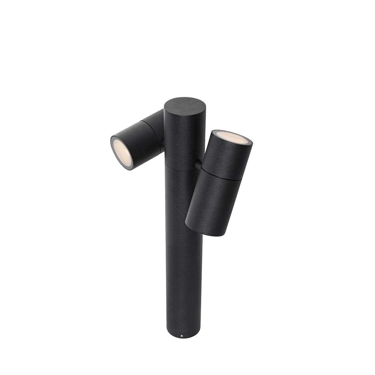 Lampe sur pied extérieur 2 lumière L 25 cm Noir Moderne Qazqa duo