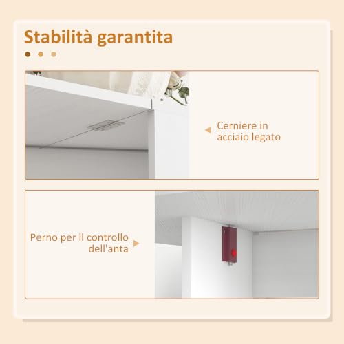 Miniatura 7 de Homcom Mesa Plegable De Comedor, Mesa De Cocina Plegable Ovalada, Con Alas Abatibles, Hasta 6 Personas, Para Comedor, Salón, Espacio Pequeño, 163x80x75 Cm, Blanco