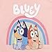 Bluey and Bingo Toddler Girls 3 Piece Outfit Set: T-Shirt Legging Scrunchy Pink 4T