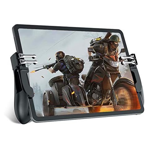 Ozkak Tablet Game Controller Universal 4 Triggers Gaming Grip Gamepad Joystick L1R1 L2R2 for iPad Android iOS Samsung Huawei Cover