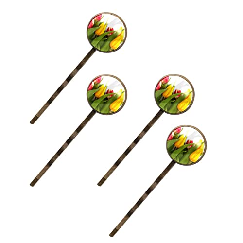 Fleurs accessoires de cheveux glamour, barrettes tulipes fait main élégantes