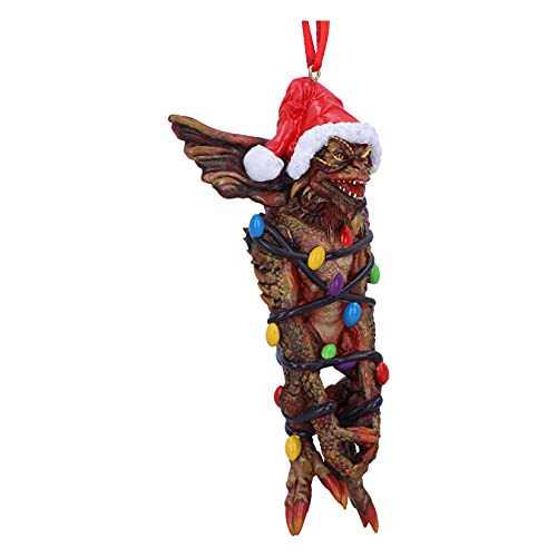 Nemesis Now Gremlins Mowhawk in Fairy Lights Hanging Festive Decorative Ornament, Brown, Christmas, Mohawk in Fairy Lights - Image 4