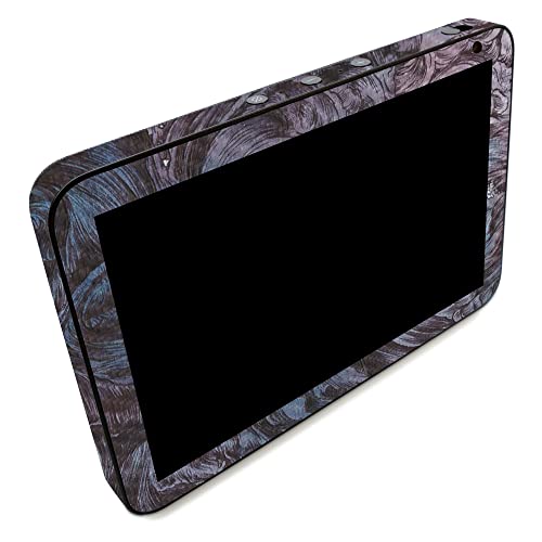 Image of MightySkins Carbon Fiber Skin Compatible with Amazon Echo Show 8 (Gen 2) - Angry Ripple | Protective, Durable Textured Carbon Fiber Finish | Easy to Apply | Made in The USA