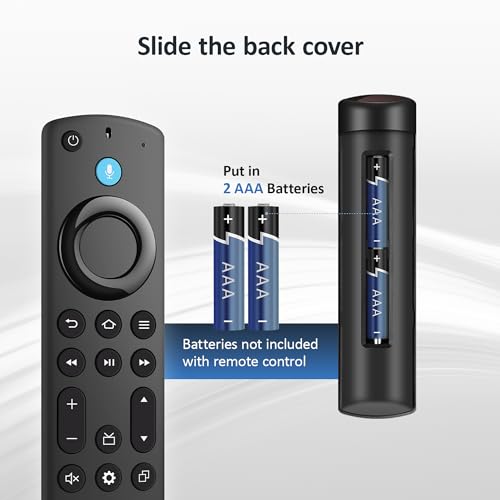 Image of Replacement Voice Remote Fit for All Fire-Series TV Cube /FireStick, Compatible with FireStick 4K Max /4K /Fire Stick /Lite /HD, Fit for All Hisense, TCL, Insignia-Toshiba-Pioneer-Omni QLED Series