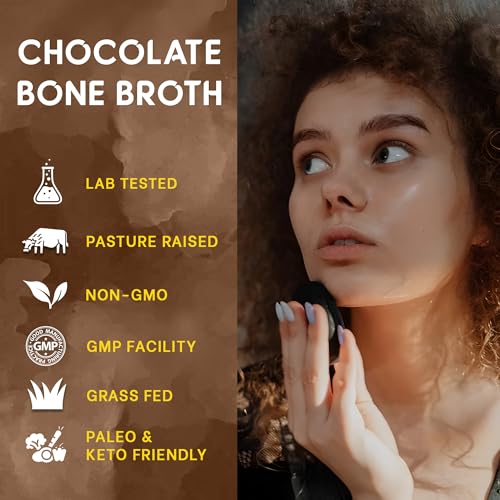 Zammex Bone Broth Protein Polvo chocolate y vainilla miniatura 4
