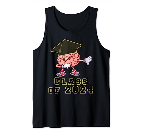 Clase de graduación de dabbing de 2024 Regreso a la escuela último año Camiseta sin Mangas
