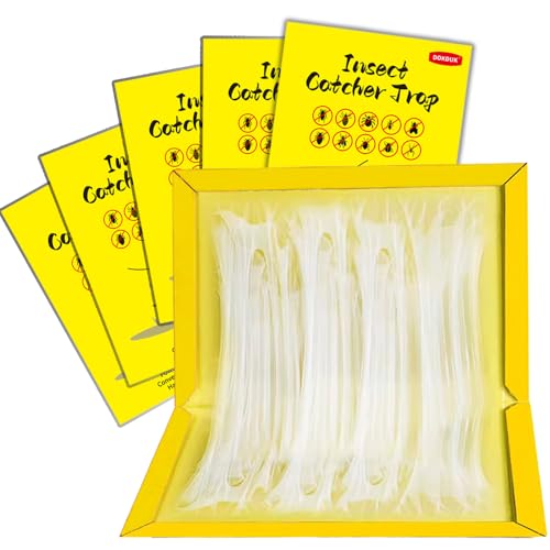 6 Packs Sticky Pads, Sticky Board Trap, Extra Strong Sticky Pads for Home Kitchen Garden and Office