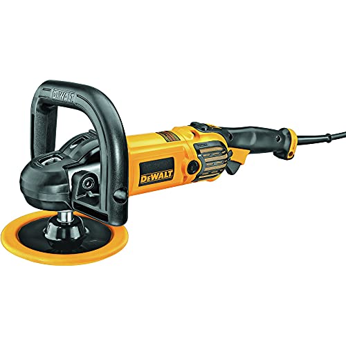 DEWALT Variable Speed Polisher, includes 2 position side handle, backing pad, 7 to 9-Inch (DWP849)