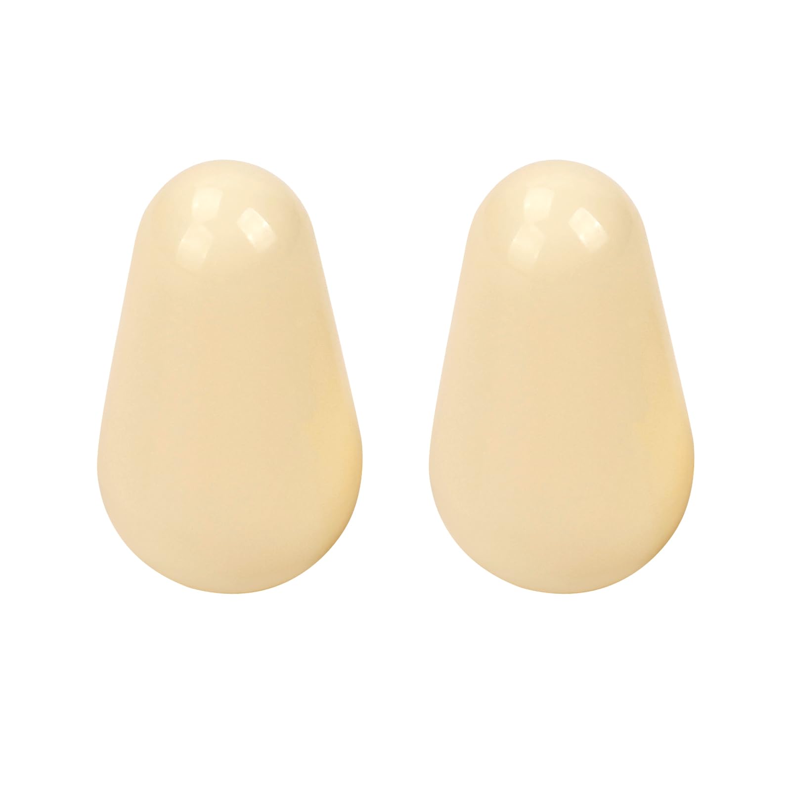 Banworks Guitars 5-Way Toggle Switch Tip Imperial 4.9mm (3/16") Pickup Selector Switch Caps Switch Knob for USA Fender Stratocaster Strat Telecaster Tele Electric Guitars Pack of 2 JT/DWQM-04 Cream - Image 4
