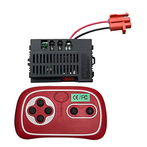 RX74 FCC 24V 2.4G Bluetooth Remote Control and Receiver Kit Kids Powered Ride On Car,Controller Control Box Accessories for Children Electric Ride On Car Replacement Parts