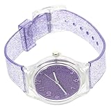 Ipetboom Orologio Trasparente con Glitter Cinturino Silicone Regolabile Design Originale e Resistente per Ragazzi e Ragazze