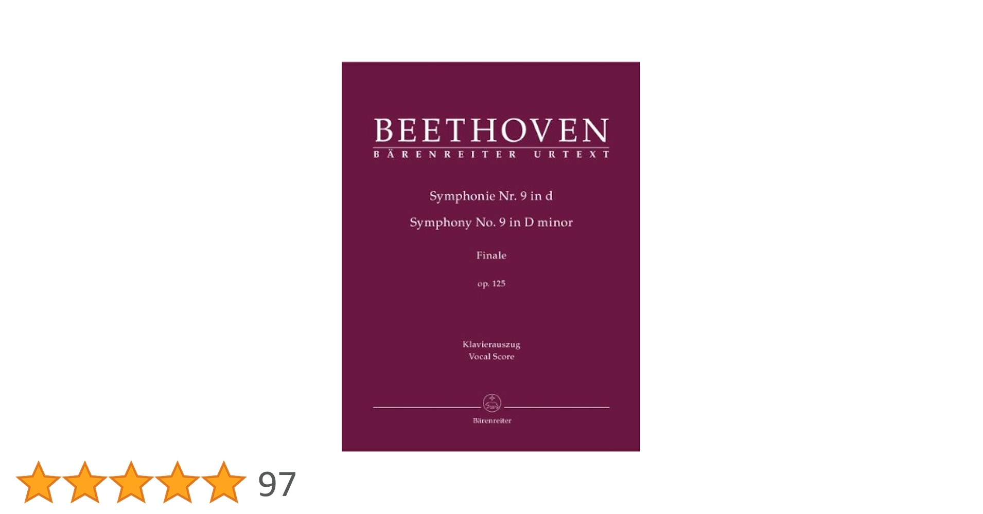 Amazon.co.jp: Symphonie Nr. 9 in d-Moll op. 125