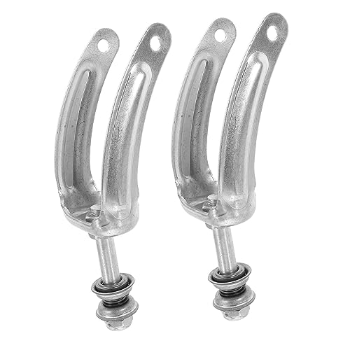 CHILDWEET 交換用前輪フォークブラケット スチール製 車椅子用 ホイールブラケットホルダー 立簡単 ベアリング付き